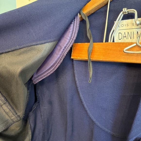 Elegant Navy Women's Blazer & skirt set vintage size 4 - Picture 4 of 12